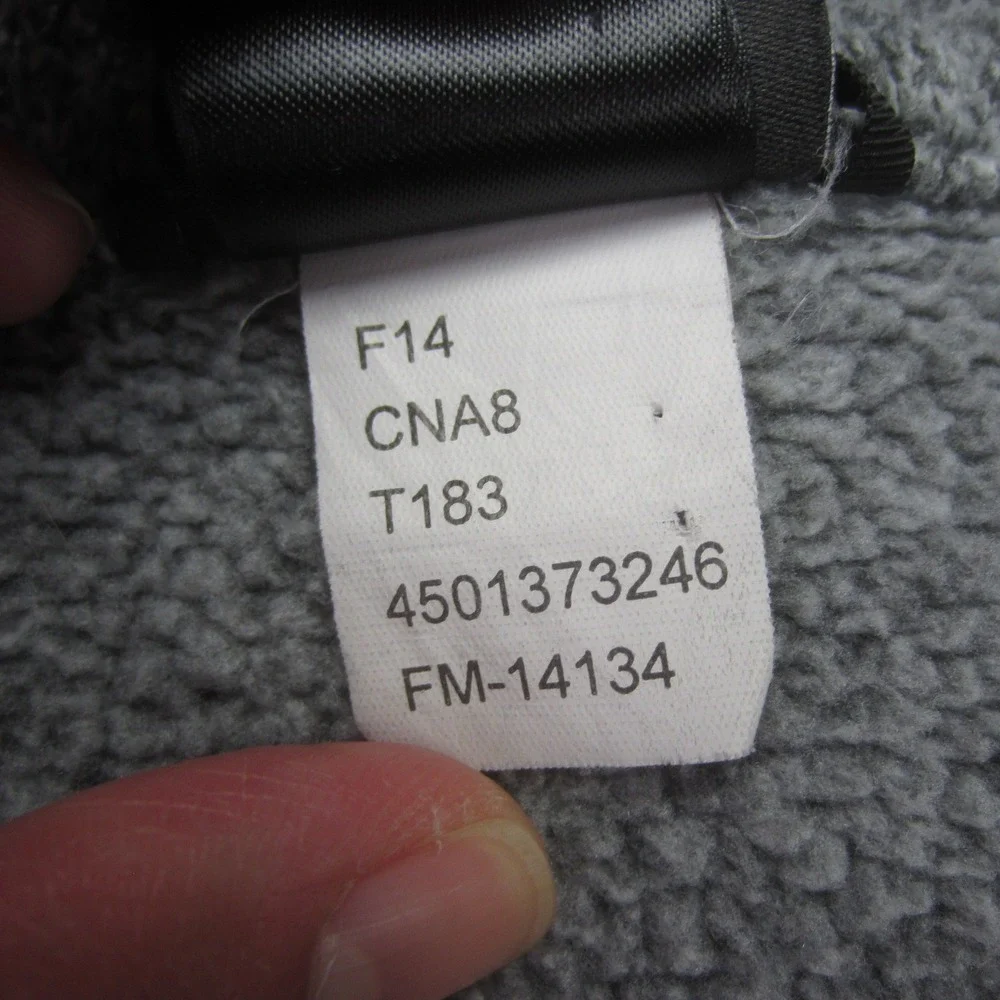 The North Face Sweater Mens Large Gray Heather Gordon Lyons 1/4‎ Zip Fleece